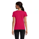 Tricou la baza gatului cu maneca scurta, Femei, SOL'S, 2601E12161, Bumbac, Fuchsia, M