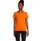 Tricou la baza gatului cu maneca scurta, Femei, SOL'S, 2601E12185, Bumbac, Portocaliu, L