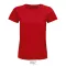 PIONEER-WOMEN TSHIRT-175g, Organic cotton, red, L