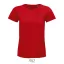 PIONEER-WOMEN TSHIRT-175g, Organic cotton, red, L