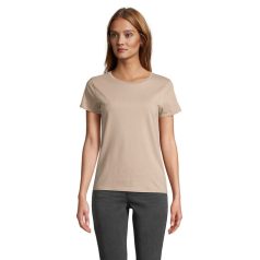   Tricou la baza gatului, Dama, maneca scurta, SOL'S, 2401E10584, Bumbac, Bej rope, XL