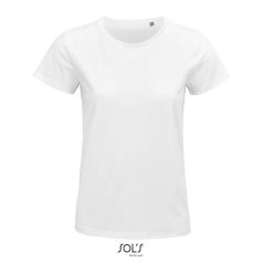   Tricou la baza gatului, Dama, maneca scurta, SOL'S, 2401E10586, Bumbac, Alb, 3XL
