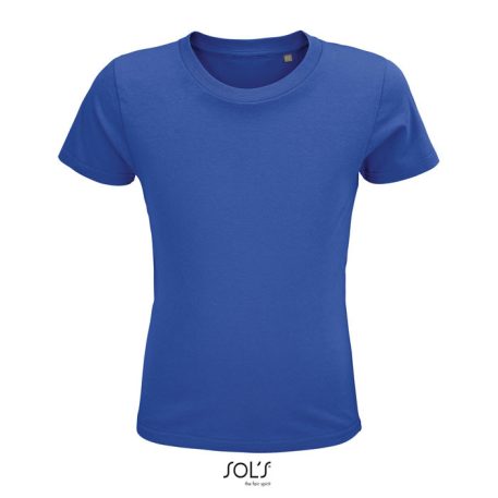 CRUSADER-KIDS TSHIRT-150g, Organic cotton, royal blue, L