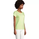Tricou la baza gatului cu maneca scurta, Femei, SOL'S, 2601E11979, Bumbac, Verde Apple, L