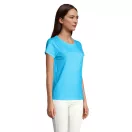 Tricou la baza gatului cu maneca scurta, Femei, SOL'S, 2601E11986, Bumbac, Albastru Aqua, S