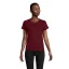 Tricou la baza gatului cu maneca scurta, Femei, SOL'S, 2601E12002, Bumbac, Burgundy, M
