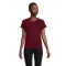 Tricou la baza gatului cu maneca scurta, Femei, SOL'S, 2601E12005, Bumbac, Burgundy, XXL
