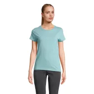   Tricou la baza gatului, Dama, maneca scurta, SOL'S, 2401E10593, Bumbac, Albastru pool, M