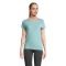 Tricou la baza gatului, Dama, maneca scurta, SOL'S, 2401E10596, Bumbac, Albastru pool, XXL