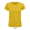 Tricou la baza gatului, Dama, maneca scurta, SOL'S, 2401E10604, Bumbac, Auriu, XXL
