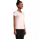 Tricou la baza gatului cu maneca scurta, Femei, SOL'S, 2601E12027, Bumbac, Roz Heather, M