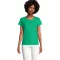 Tricou la baza gatului cu maneca scurta, Femei, SOL'S, 2601E12035, Bumbac, Verde Kelly, XXL