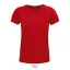CRUSADER-WOMEN TSHIRT-150g, Organic cotton, red, M