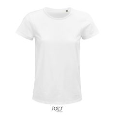   Tricou la baza gatului, Dama, maneca scurta, SOL'S, 2401E10622, Bumbac, Alb, 3XL