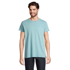   Tricou la baza gatului, Barbati, maneca scurta, SOL'S, 2401E10640, Bumbac, Albastru pool, M