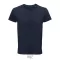 Tricou la baza gatului, Barbati, maneca scurta, SOL'S, 2401E10654, Bumbac, Albastru French navy, 4XL