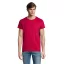 Tricou la baza gatului, Barbati, maneca scurta, SOL'S, 2401E10659, Bumbac, Fuchsia, S