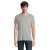 Tricou la baza gatului, Barbati, maneca scurta, SOL'S, 2401E10665, Bumbac, Gri melange, 5XL