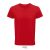 Tricou la baza gatului, Barbati, maneca scurta, SOL'S, 2401E10713, Bumbac, Rosu, 4XL