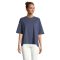 Tricou la baza gatului cu maneca scurta, Femei, SOL'S, 2601E10562, Bumbac, Albastru Denim, L
