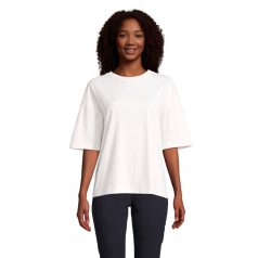   Tricou cu maneca scurta, la baza gatului, Casual, Femei, SOL'S, 2410E18996, Bumbac, Crem, S