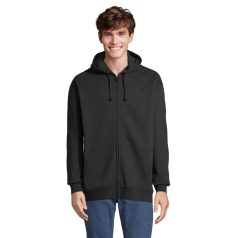  Hanorac cu gluga, Unisex, SOL'S, 2401E10723, Bumbac, Poliester, Negru, 3XL