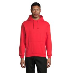   Hanorac cu gluga, Unisex, SOL'S, 2401E10955, Bumbac, Poliester, Rosu bright, XXL