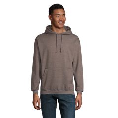   Hanorac cu gluga, Unisex, SOL'S, 2401E10961, Bumbac, Poliester, Gri charcoal melange, XS