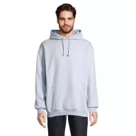   Hanorac cu gluga, Unisex, SOL'S, 2601E10610, Bumbac, Poliester, Albastru creamy, XXS