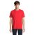 Tricou la baza gatului, Unisex, maneca scurta, SOL'S, 2401E11090, Bumbac, Rosu bright, 3XL