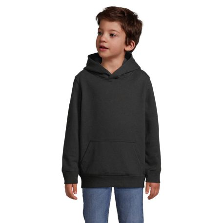 Hanorac cu gluga, Copii, SOL'S, 2401E11377, Bumbac, Poliester, Negru, 4XL