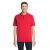 Tricou Polo, Unisex, maneca scurta, SOL'S, 2401E11505, Bumbac, Rosu bright, 3XL