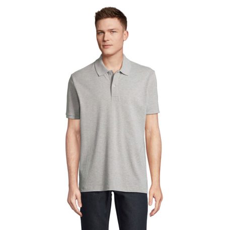 Tricou Polo, Unisex, maneca scurta, SOL'S, 2401E11541, Bumbac, Gri melange, XS