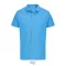 Tricou polo barbati, 2509E15663, SOL'S, 60x40x32 cm, Bumbac, Albastru aqua, M