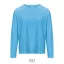 Tricou femei cu maneca lunga, 2509E15554, SOL'S, 57x34x19 cm, Bumbac, Albastru aqua, L
