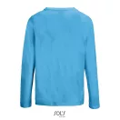 Tricou femei cu maneca lunga, 2509E15555, SOL'S, 57x34x19 cm, Bumbac, Albastru aqua, M