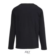   Tricou femei cu maneca lunga, 2509E15562, SOL'S, 57x34x19 cm, Bumbac, Negru deep, M