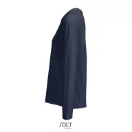   Tricou femei cu maneca lunga, 2509E15589, SOL'S, 57x34x19 cm, Bumbac, Albastru navy, XL