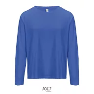   Tricou femei cu maneca lunga, 2509E15604, SOL'S, 57x34x19 cm, Bumbac, Albastru royal, 3XL