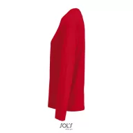   Tricou femei cu maneca lunga, 2509E15603, SOL'S, 57x34x19 cm, Bumbac, Rosu, XXL