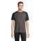 Tricou la baza gatului cu maneca scurta, Unisex, SOL'S, 2601E12307, Bumbac, Negru, Gri Charcoal, XS