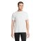 Tricou la baza gatului cu maneca scurta, Unisex, SOL'S, 2601E12334, Bumbac, Alb, M