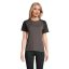 Tricou la baza gatului cu maneca scurta, Femei, SOL'S, 2601E12366, Bumbac, Negru, Gri Charcoal, XL
