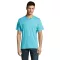 Tricou la baza gatului cu maneca scurta, Barbati, SOL'S, 2601E12251, Bumbac, Albastru atoll, M