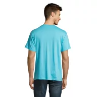   Tricou la baza gatului cu maneca scurta, Barbati, SOL'S, 2601E12254, Bumbac, Albastru atoll, XXL