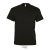 Tricou la baza gatului, Barbati, maneca scurta, SOL'S, 2401E11561, Bumbac, Negru deep, 3XL