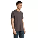 Tricou la baza gatului cu maneca scurta, Barbati, SOL'S, 2601E12258, Bumbac, Gri inchis, S
