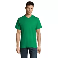   Tricou la baza gatului cu maneca scurta, Barbati, SOL'S, 2601E12266, Bumbac, Verde Kelly, XXL