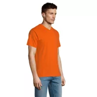   Tricou la baza gatului cu maneca scurta, Barbati, SOL'S, 2601E12268, Bumbac, Portocaliu, L