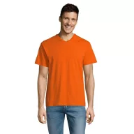   Tricou la baza gatului cu maneca scurta, Barbati, SOL'S, 2601E12269, Bumbac, Portocaliu, M